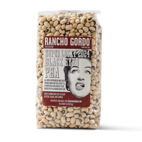 Bag of Rancho Gordo Super Lucky 2024 Black Eyed Peas