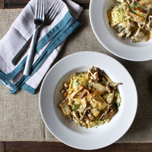 Ravioli with mushrooms