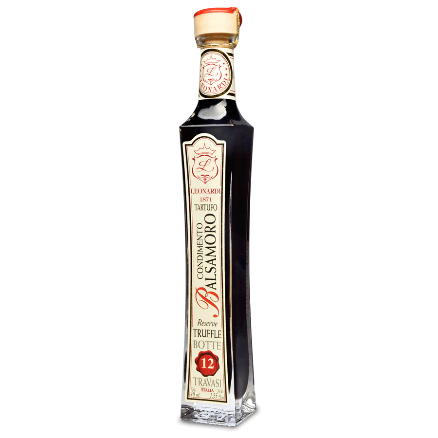 Bottle of truffle balsamic