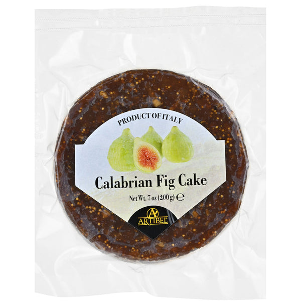 Artibel Calabrian Fig Cake in vacuum sealed packaging