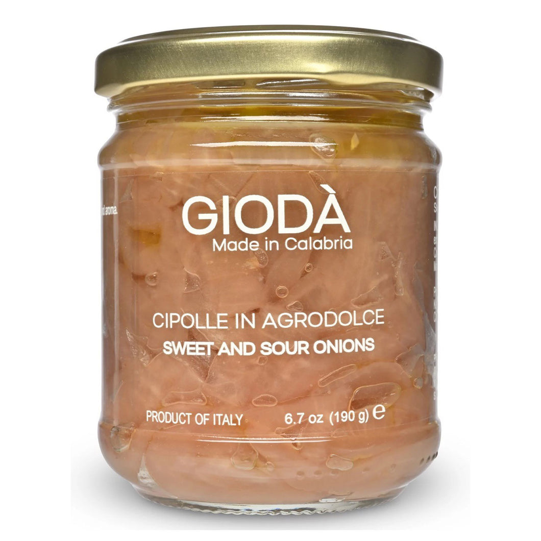 Jar of Gioda Sweet and Sour Onions