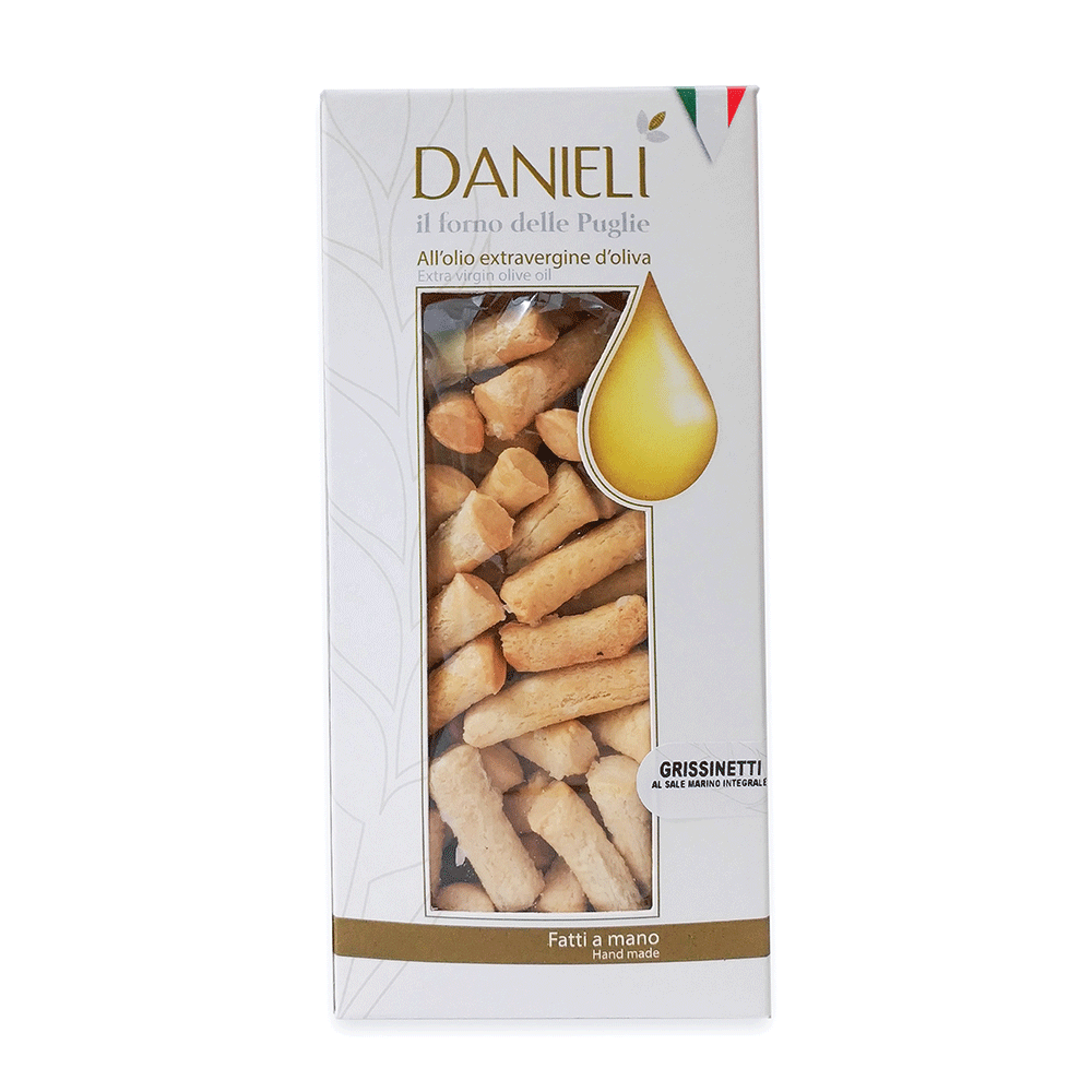 Grissinetti Crackers with Sea Salt from Danieli