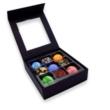 Open box of Feve Spring truffles