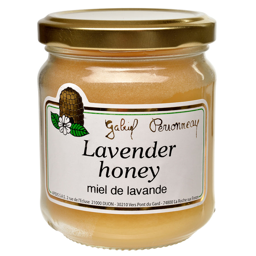 Jar of lavender honey