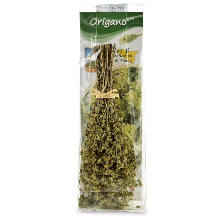 Bag of dried oregano