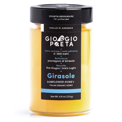 Jar of Giorgio Poeta Organic Sunflower Honey