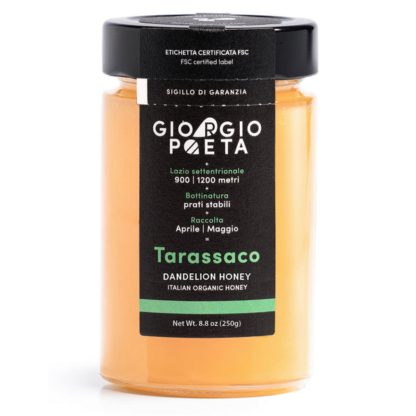 Jar of Giorgio Poeta Organic Dandelion Honey
