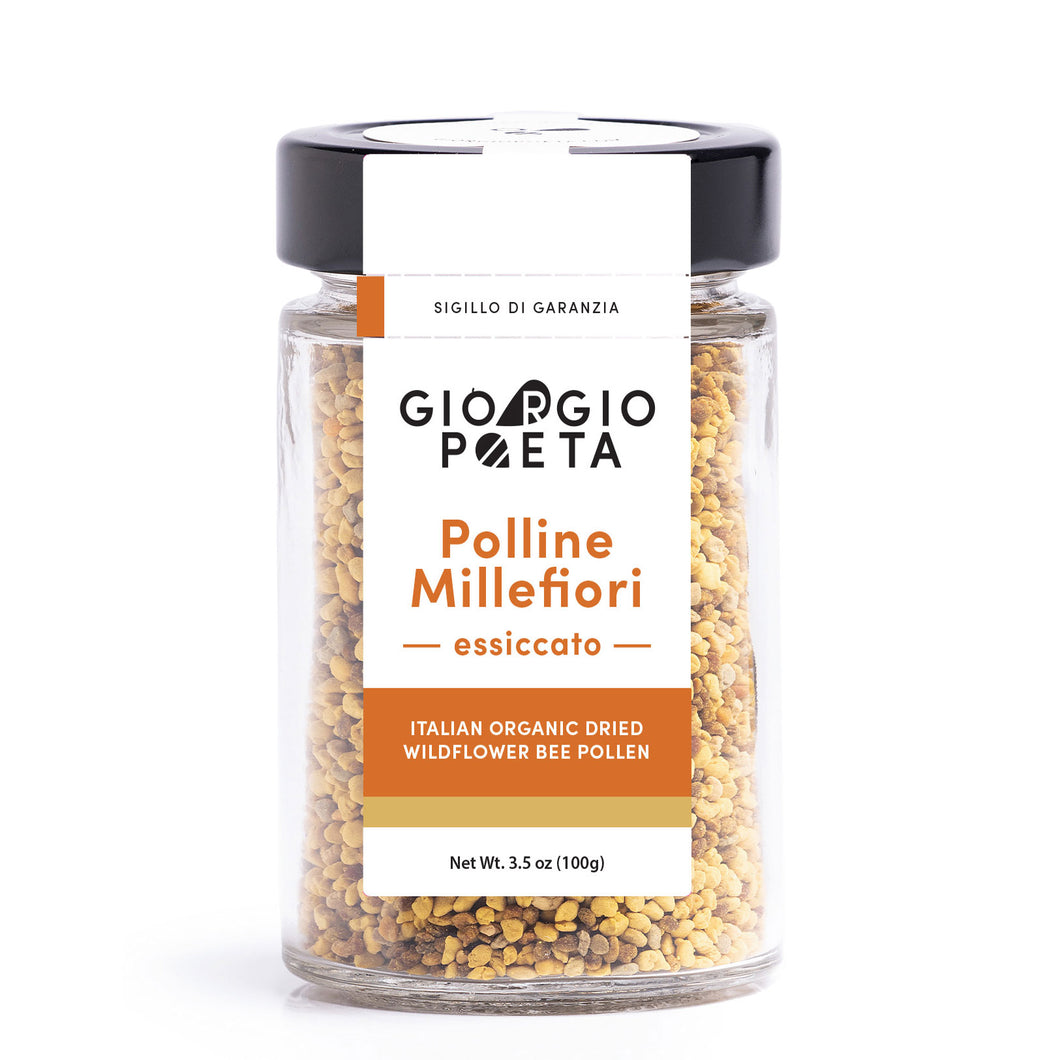 Jar of Giorgio Poeta Organic Dried Wildflower Bee Pollen