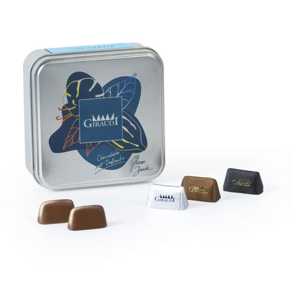 Giaudi assorted gianduiotti gift tin