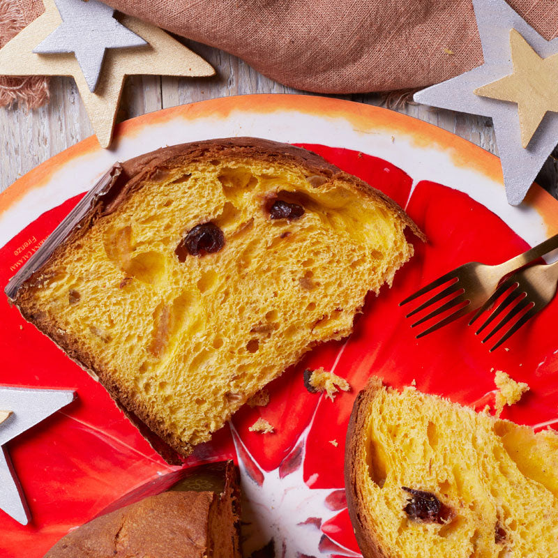 Filippi Granfrutta Panettone slices on a plate