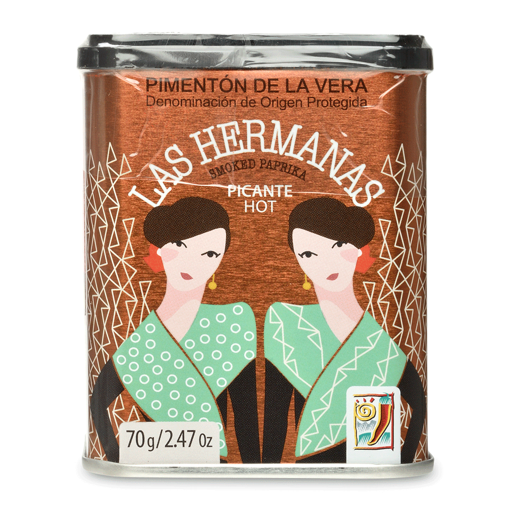Tin of hot paprika