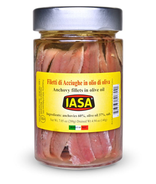 Anchovy Fillets in Olive Oil from IASA