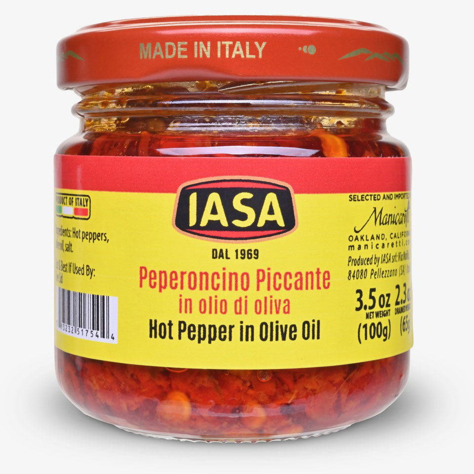 100 gram IASA Hot Pepper in Olive Oil