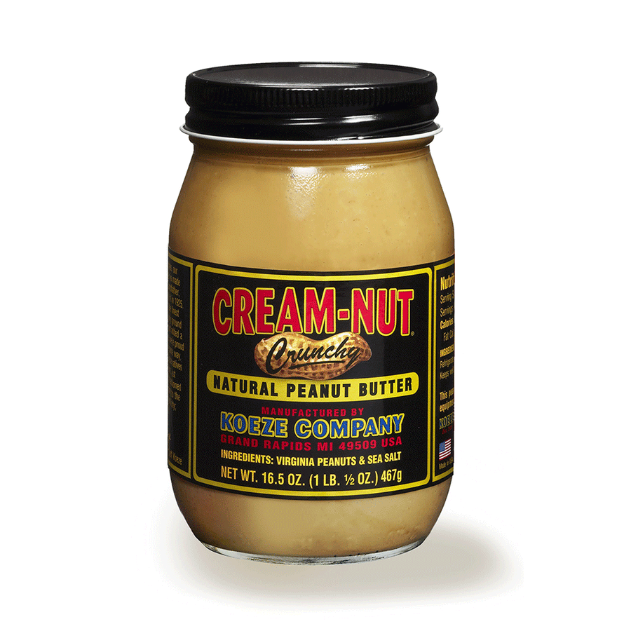 Koeze Cream-Nut Natural Crunchy Peanut Butter