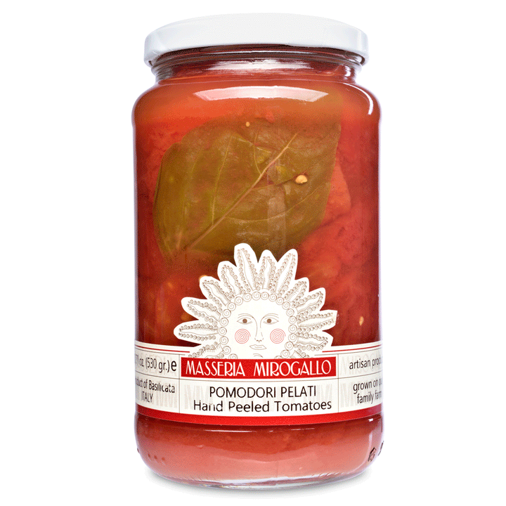 Jar of Hand Peeled Tomatoes