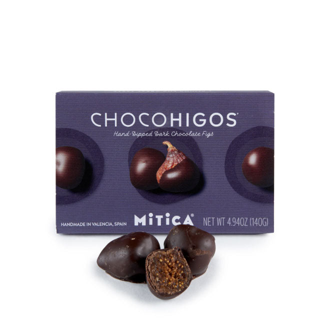 Box of Mitica chocolate-covered figs