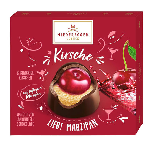 Box of Niederegger Marzipan Cherry Praline