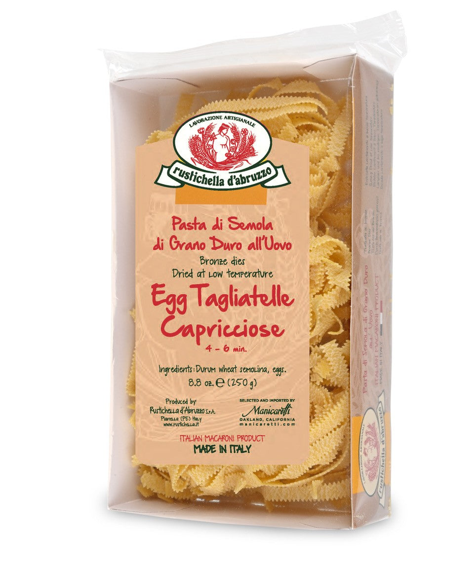 Rustichella d'Abruzzo Egg Tagliatelle Capricciose – Market Hall Foods