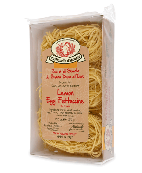 8.8 ounce package of Rustichella d'Abruzzo Lemon Egg Fettuccine pasta