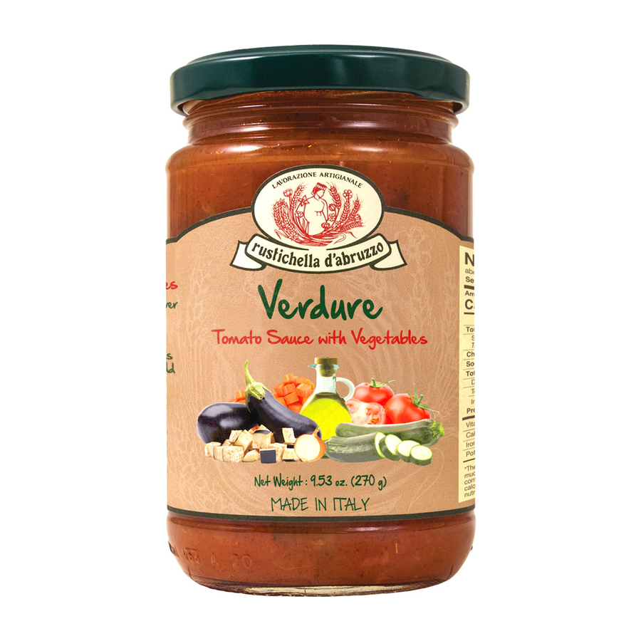 Jar of tomato sauce on a white background
