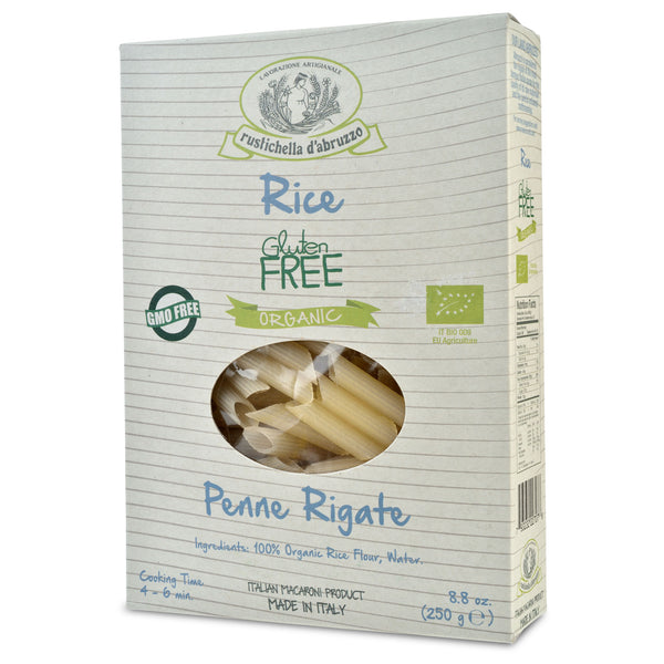 Gluten-free Organic Rice Penne Rigate Pasta