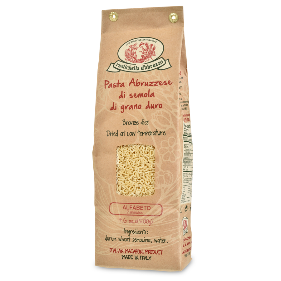Alphabet Pasta from Rustichella d'Abruzzo