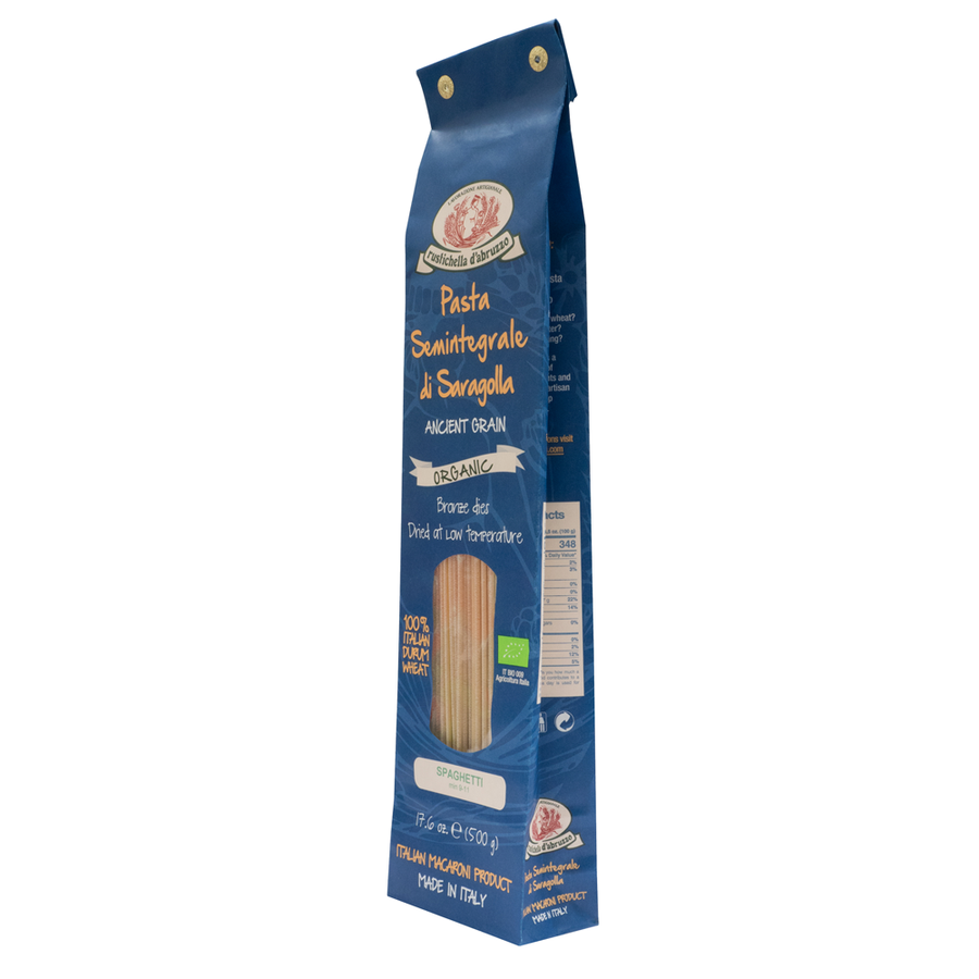 Organic Saragolla Spaghetti Pasta by Rustichella d'Abruzzo