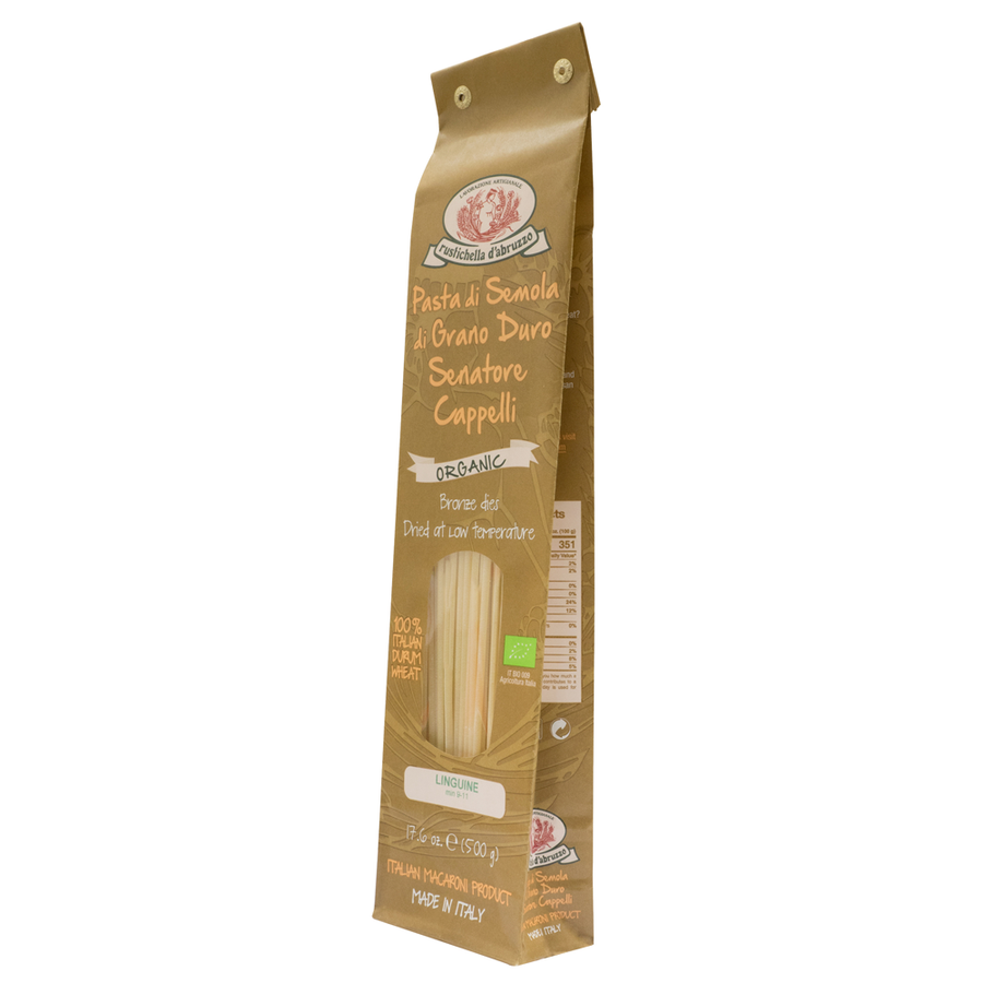 Organic Senatore Cappelli Linguine Pasta by Rustichella d'Abruzzo
