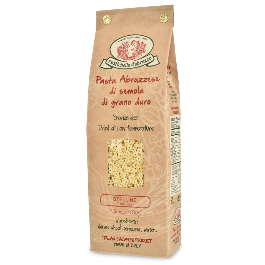 Stelline (little stars) Pasta from Rustichella d'Abruzzo