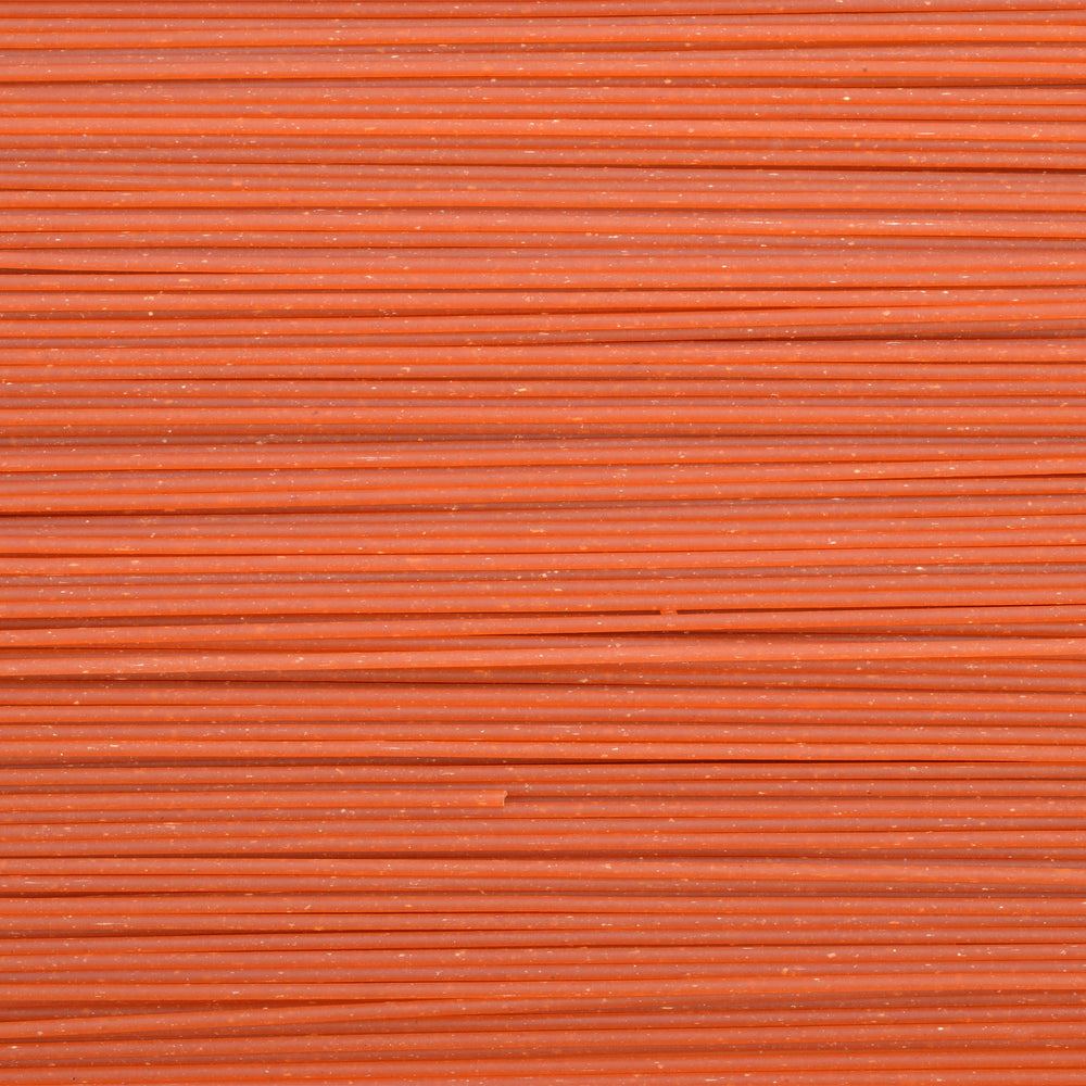 Close up of red pepper tonnarelli pasta
