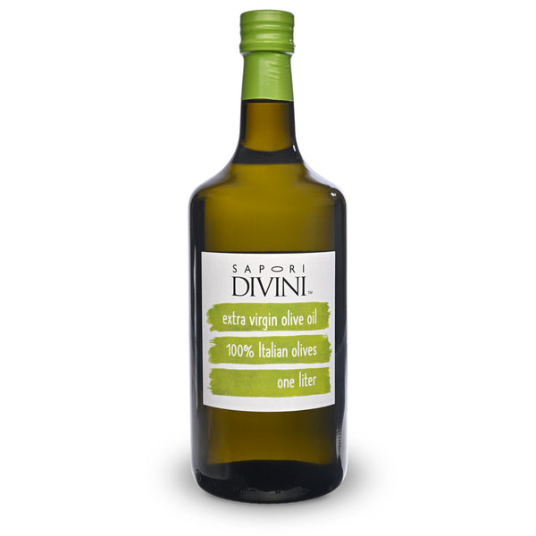1 liter bottle of Sapori Divini Extra Virgin Olive Oil