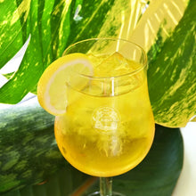 Summer Yuzu iced tea in a glass