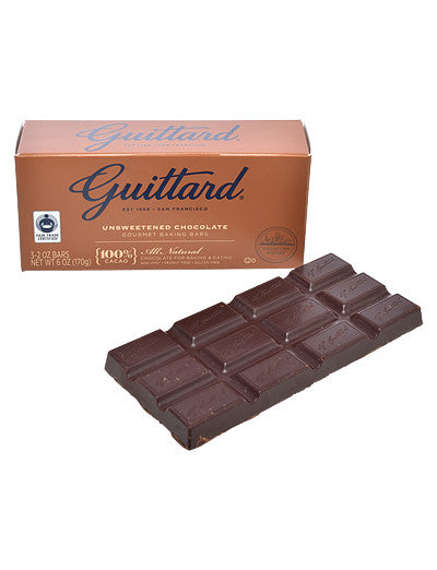 Unsweetened Chocolate Baking Bars from Guittard