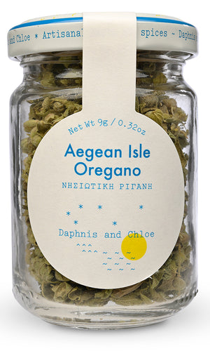 Aegean Isle Oregano from Daphnis and Chloe - Front of Jar