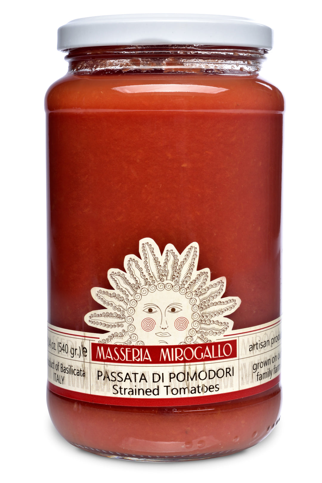 Masseria Mirogallo Strained Passata di Pomodori Tomatoes