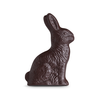 Fran's Organic Vegan Dark Chocolate Bunny