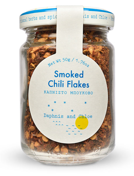 Smoked Chili Flakes  Daphnis and Chloe Herbs
