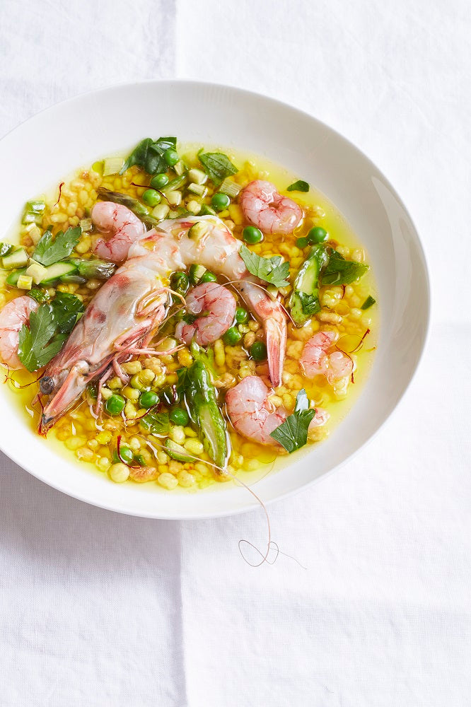 Fregola Sarda with Shrimp