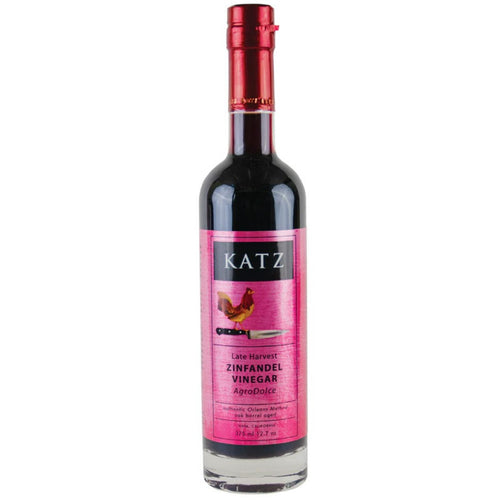Bottle of Katz Late Harvest Zinfandel Red Wine Vinegar Agrodolce