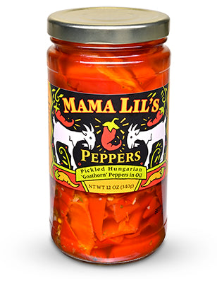 Jar of Mama Lil's Pickled Peppers