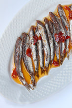 Spicy Anchovies in Olive Oil from IASA - Outside of the Jar