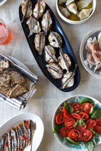 Antipasti featuring IASA spicy anchovies