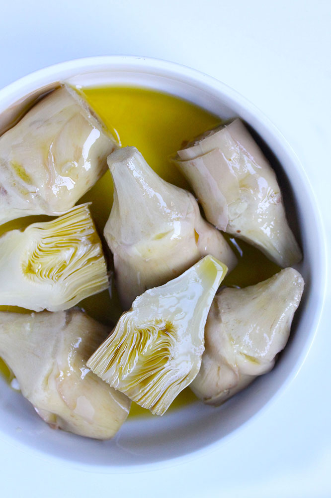 Masseria Mirogallo Artichoke Hearts in Olive Oil - Outside of the Jar