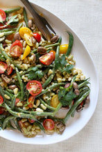 French Bean Salad Made with Rancho Gordo Flageolet Beans 
