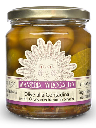 Termiti Olives in Extra Virgin Olive Oil from Masseria Mirogallo
