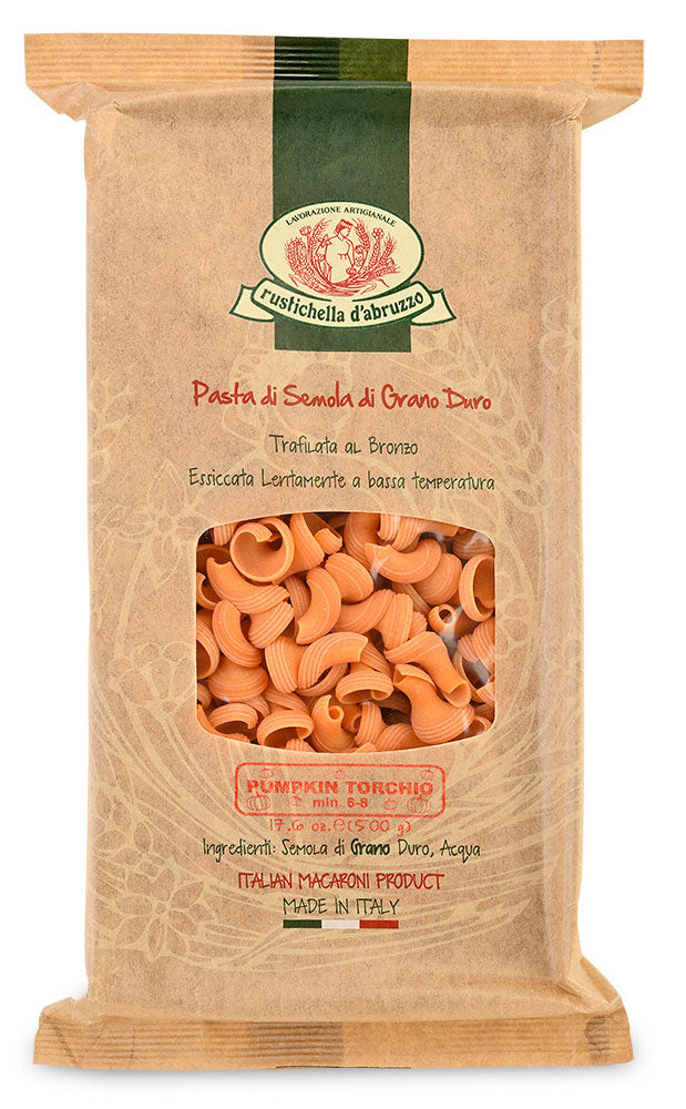 Pumpkin Torchio Pasta from Rustichella d'Abruzzo – packaging