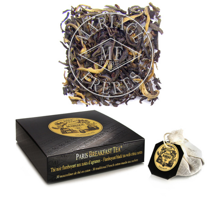 Paris Breakfast tea (muslin sachet tea bags) by Mariage Frères