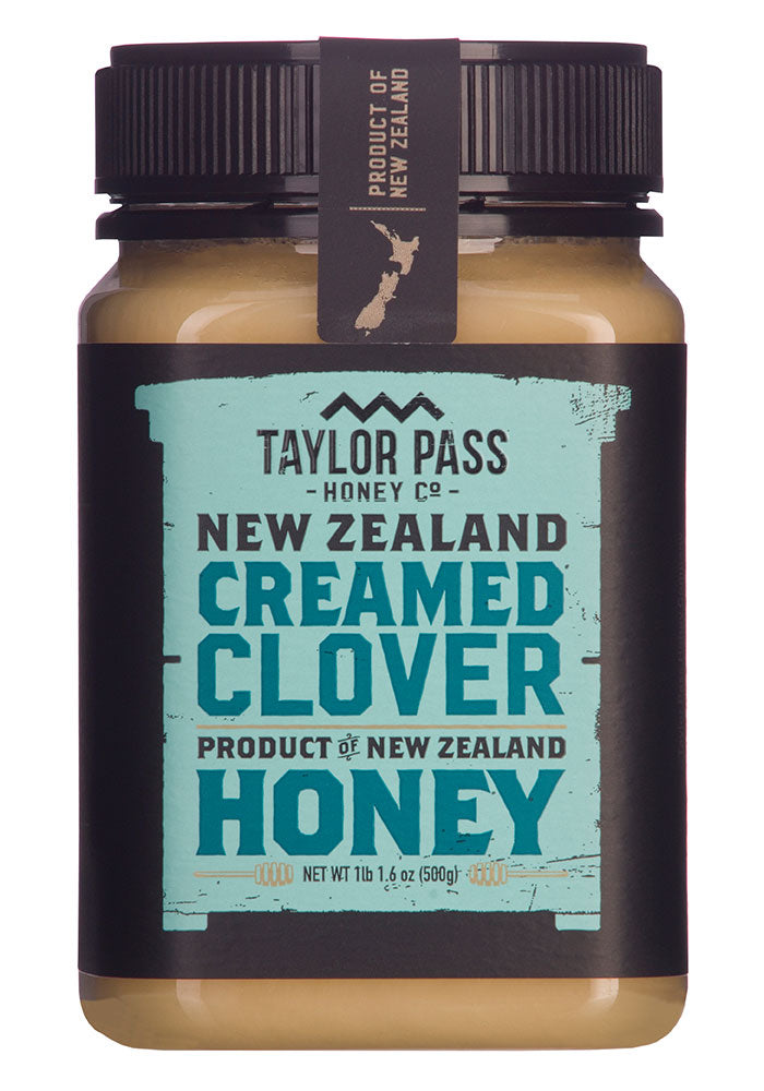 New Zealand Creamed Clover Honey Taylor Pass Honey Co Market Hall Foods