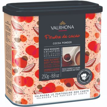 Tin of Valrhona Dutch Process Cocoa Powder