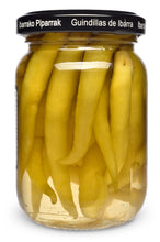 Organic Spanish Piparras Peppers from Aintzia - Back of Jar